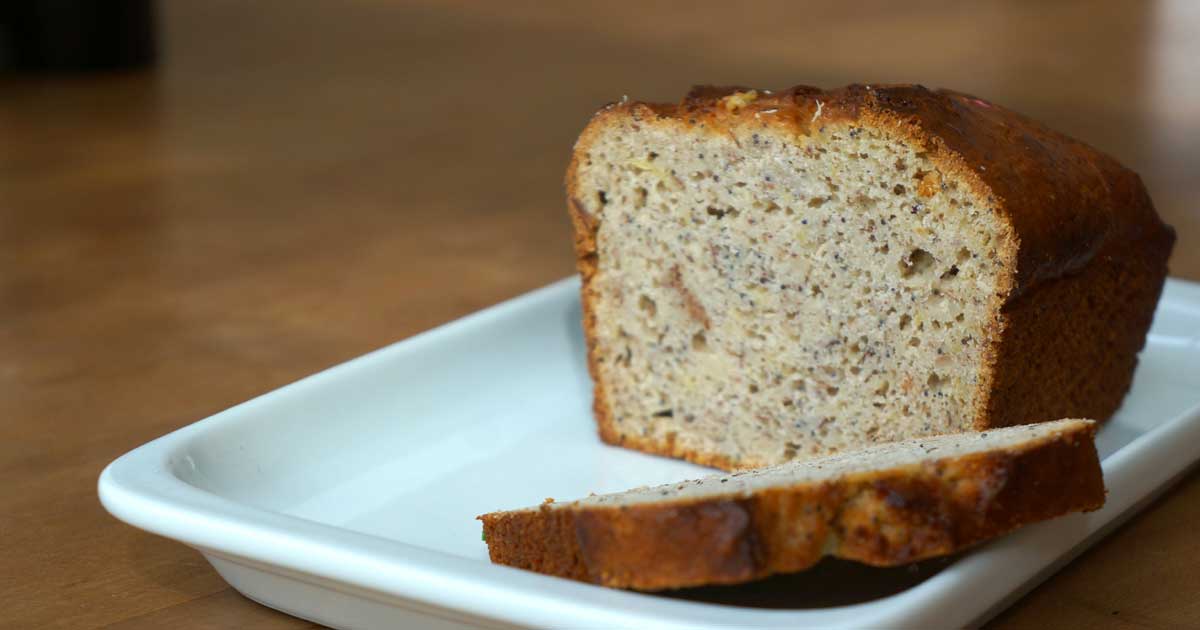 Gâteau au citron et graine de pavot