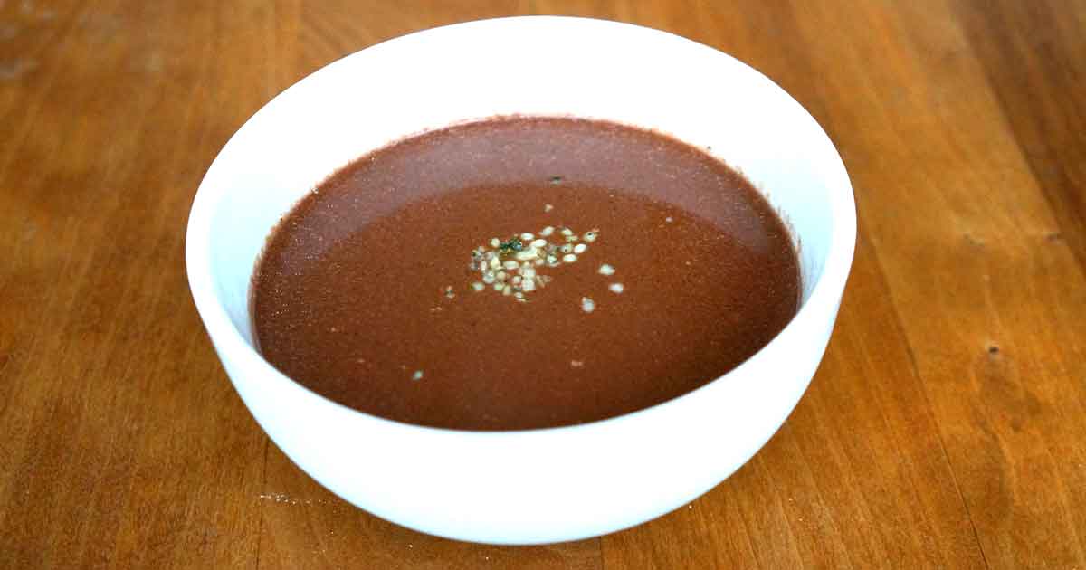 Recette Jeclicnaturel Chocolat chaud sans lactose