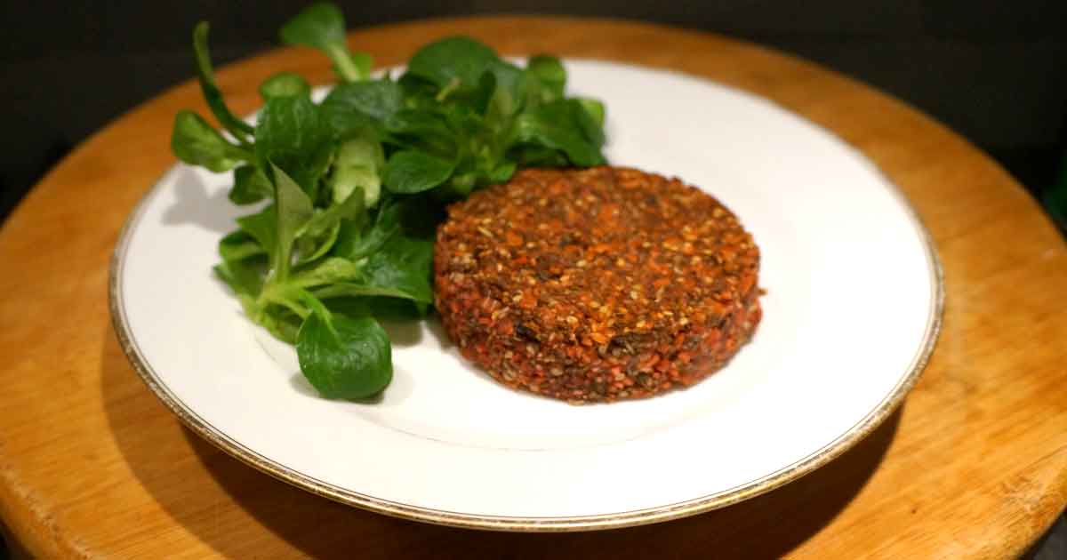 Recette Jeclicnaturel Burger végétarien aux betteraves