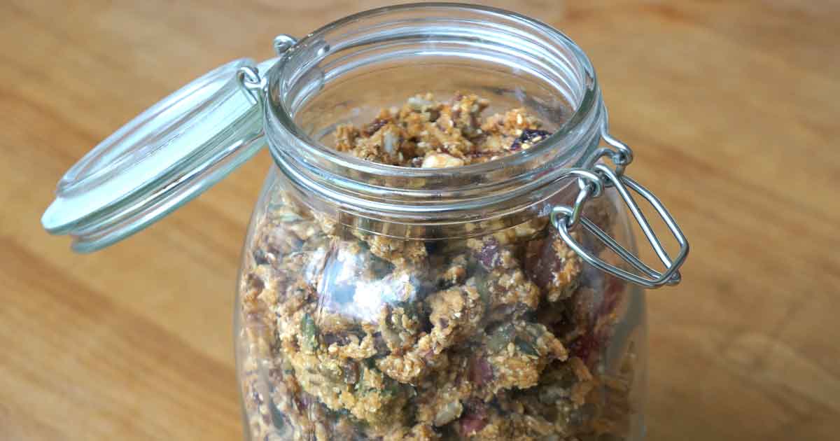 Recette Jeclicnaturel granola sans sucre