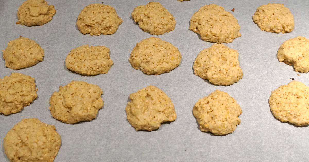 Recette Jeclicnaturel Cookies au sésame