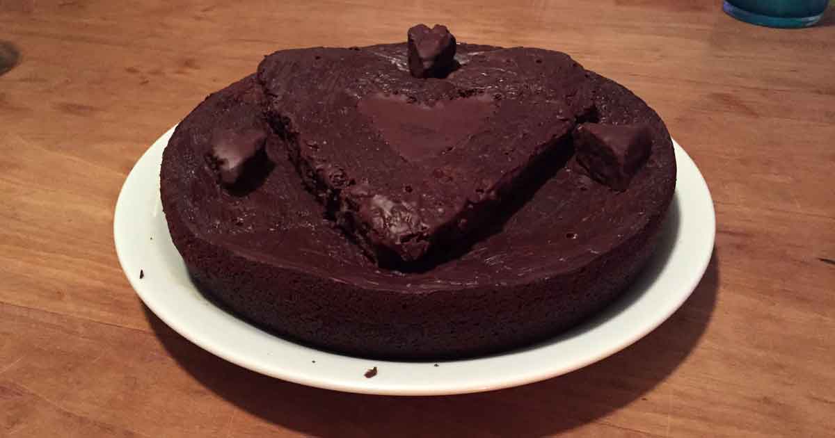 Recette Jeclicnaturel Fondant au chocolat et courgettes