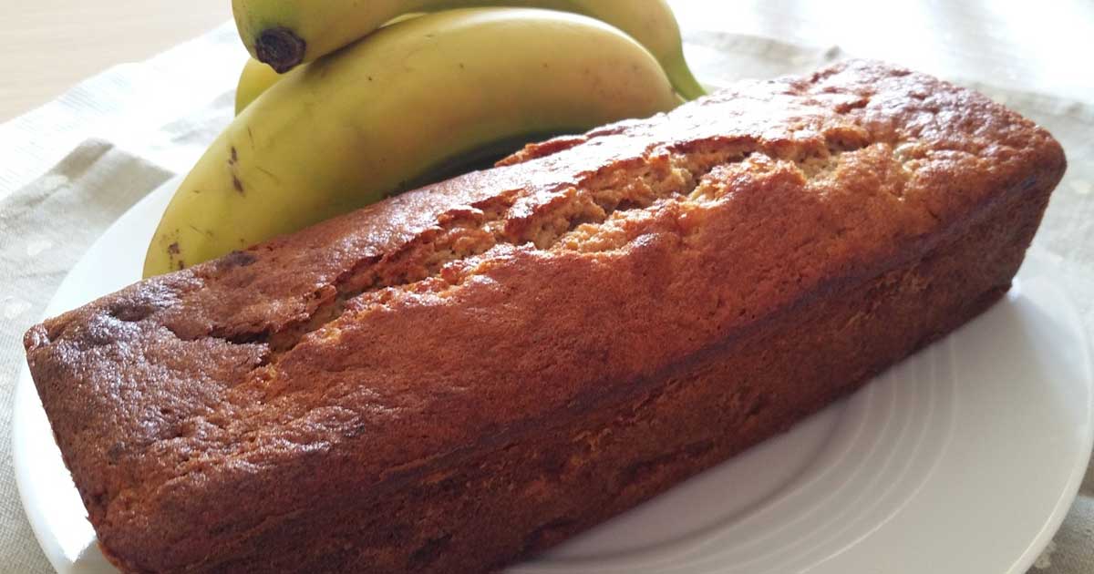 Recette Jeclicnaturel Cake à la banane sans gluten