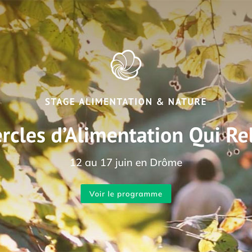 Stage Alimentation et Nature en Drôme en juin