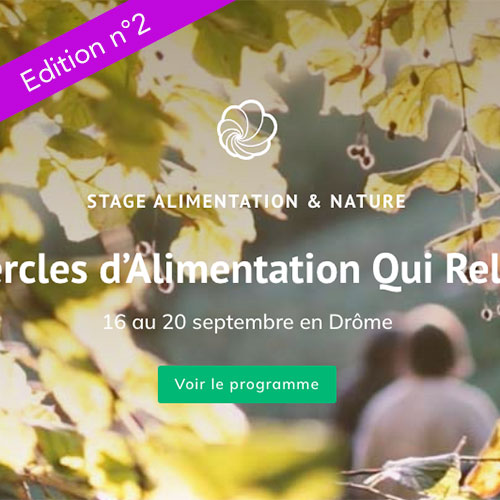 Stage Alimentation et Nature en Drôme en septembre