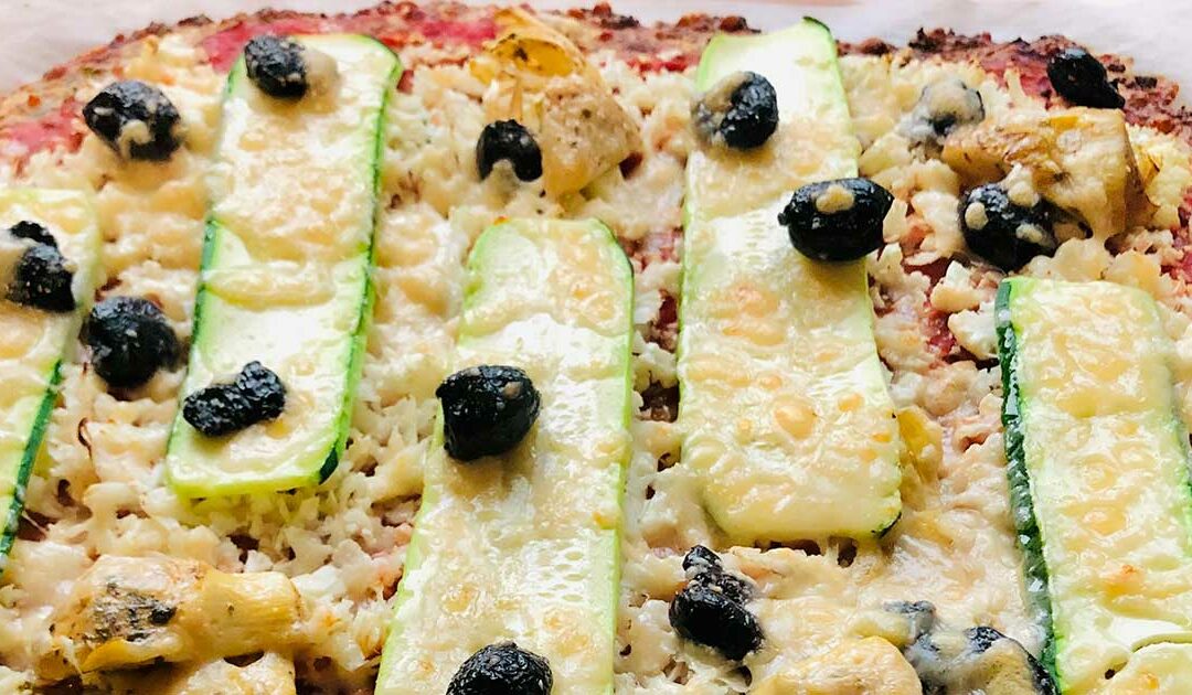 Pizza succulente sans farine