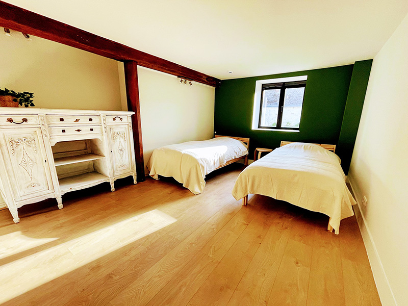 Chambre pour stage Alimentation&Yoga