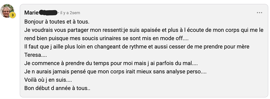 Témoignage Marie pour Rallume ta vitalité