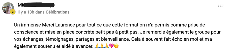 Témoignage Mireille pour Rallume ta vitalité