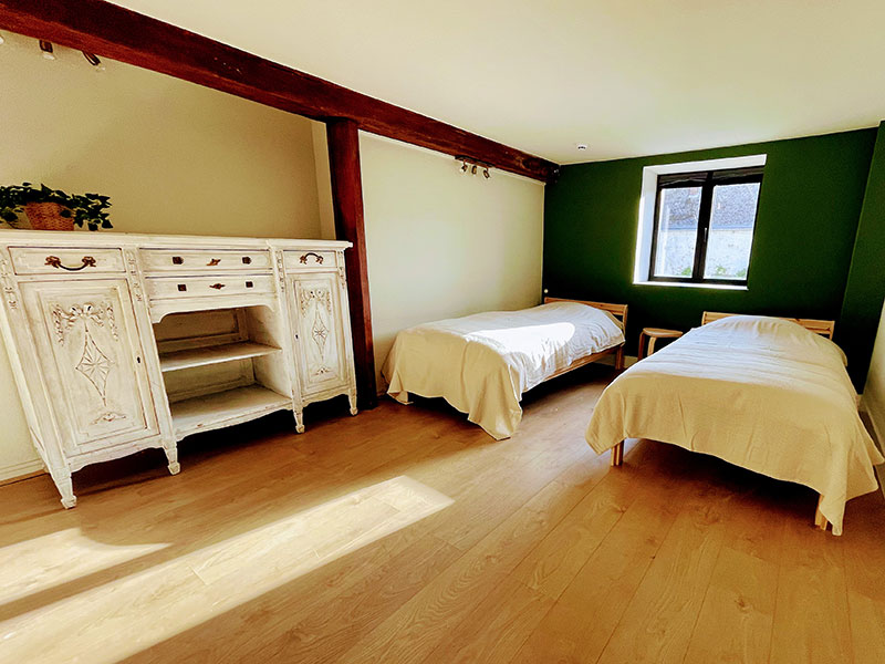 Chambre pour le stage de pratiques somatiques